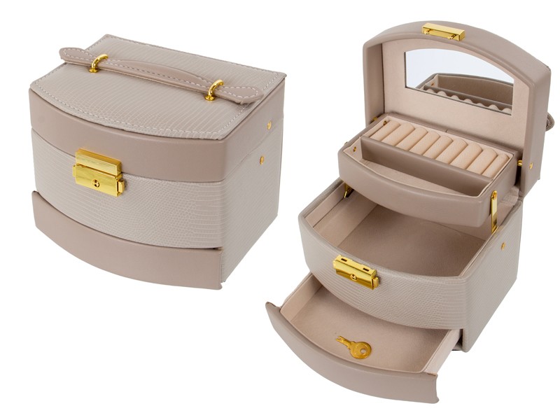 Шкатулка Lefard 15x12x12см бежевый