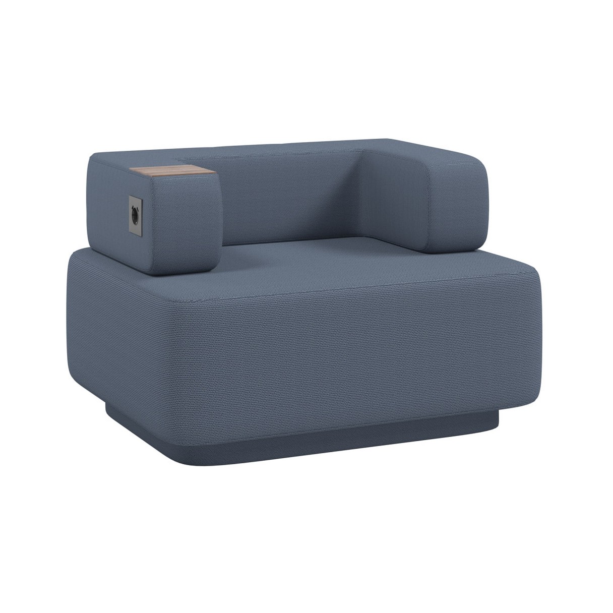 Кресло SAC Steel (D83) 1100x80x65 с розеткой Кресло SAC Steel (D83) 1100x80x65 с розеткой