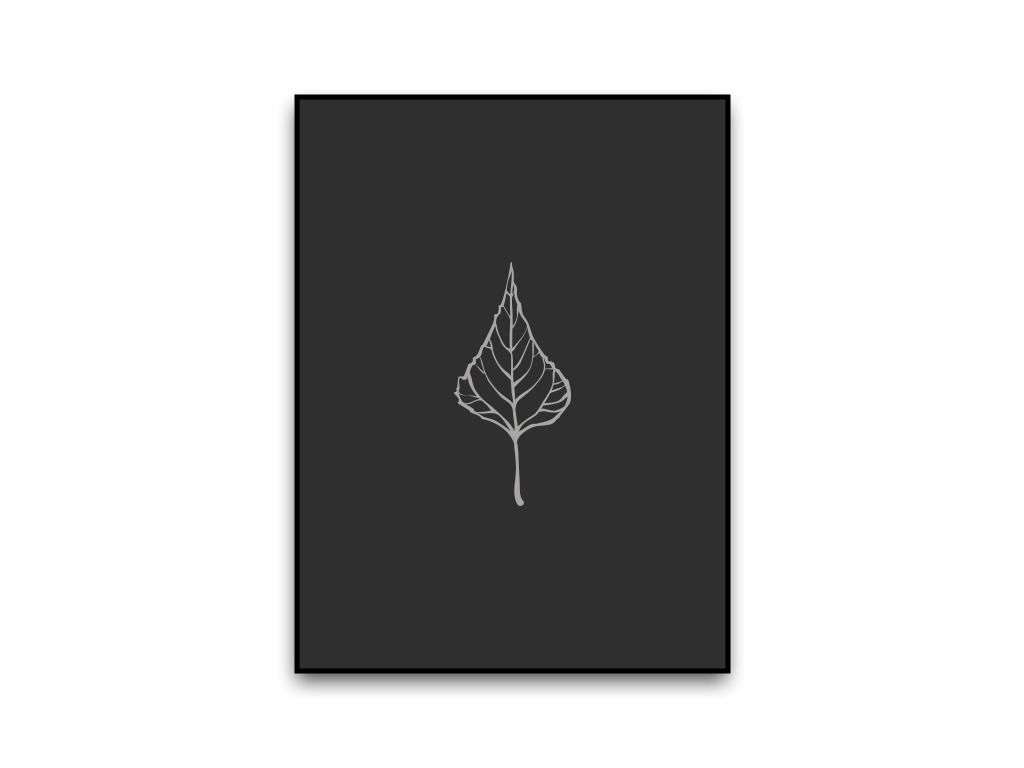 

Постер на стіну Posters 04 Black 50х70, Чорний