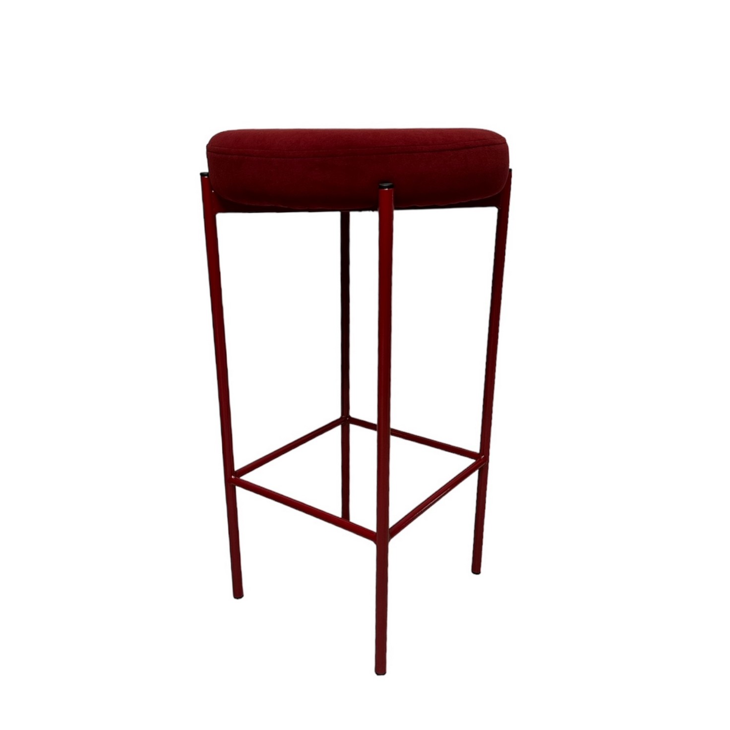 Барний табурет Moon бордовий