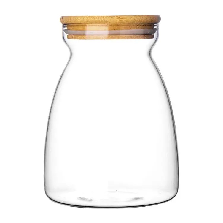 Емкость с бамбуковой крышкой 650мл