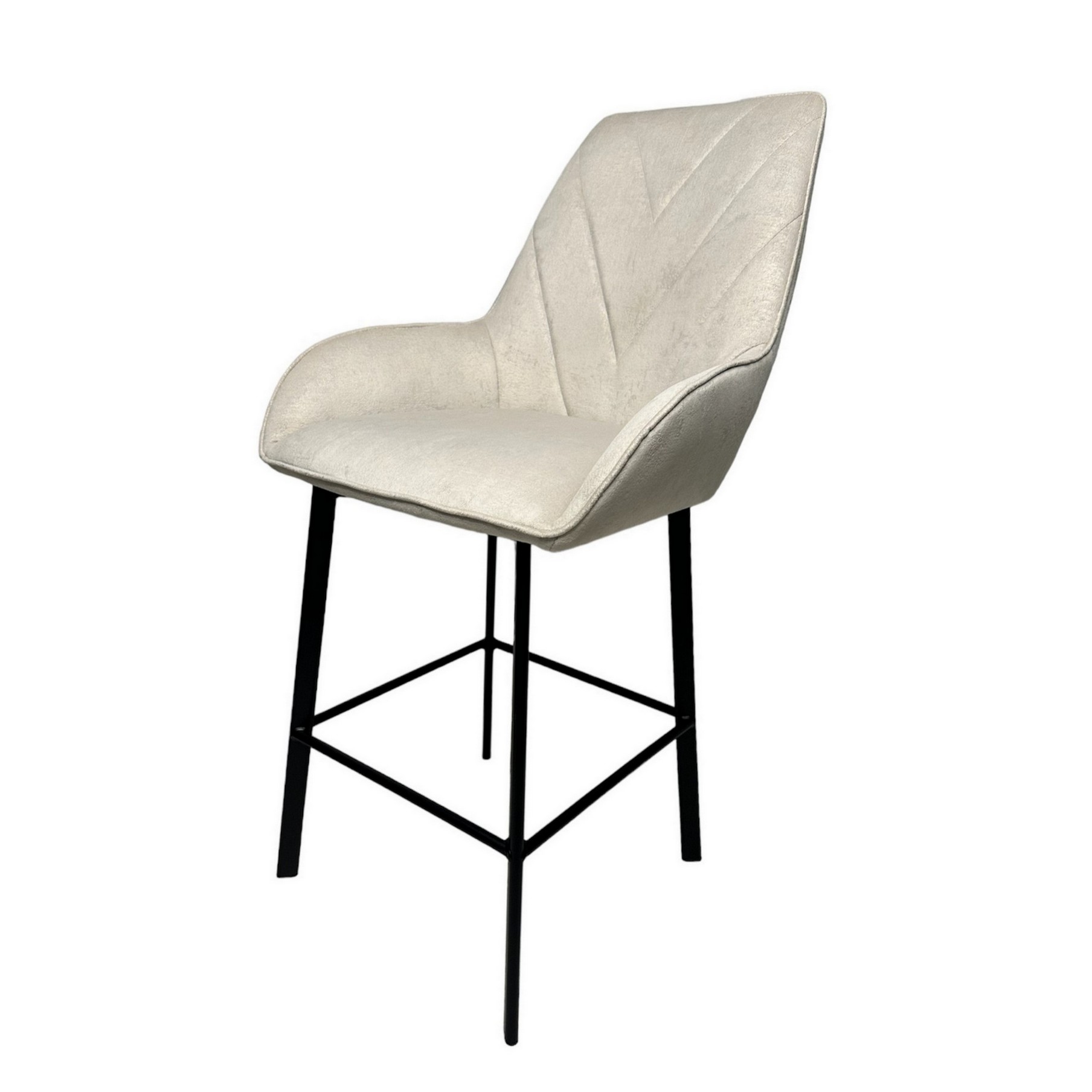 Полубарный стул Lilu молочный