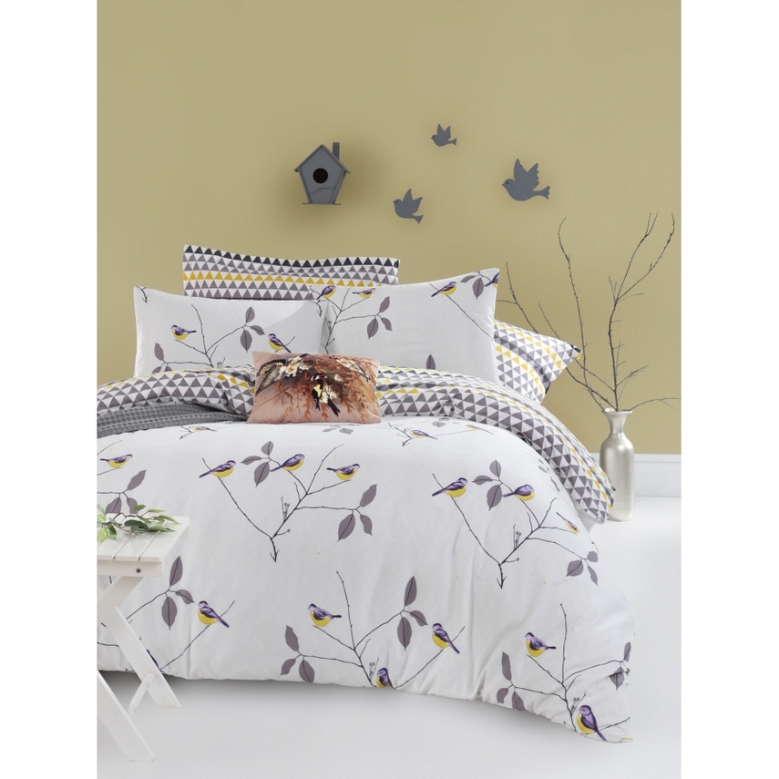 

Постельное белье Lotus Home Perfect Ranforce - Diami белый евро
