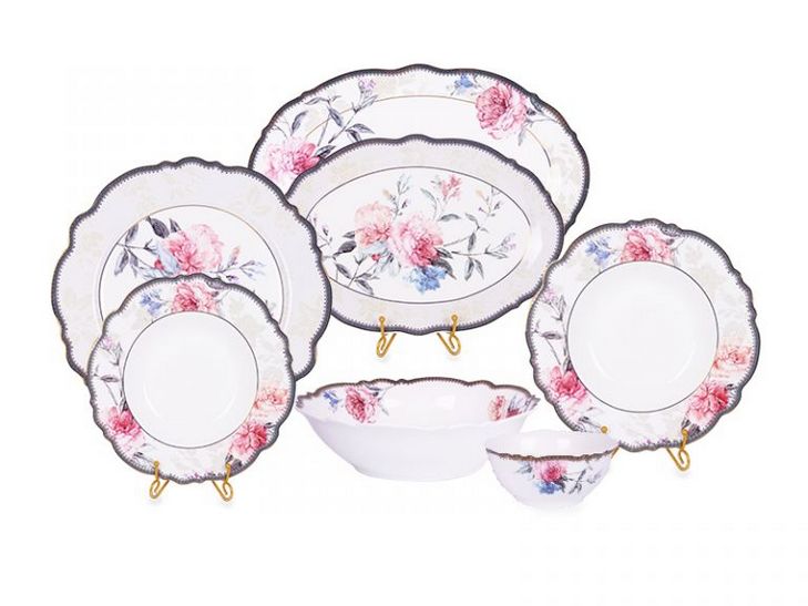 Столовий сервіз Lefard Камелія, 23 предмети 935-017 Столовий сервіз Lefard Камелія, 23 предмети 935-017