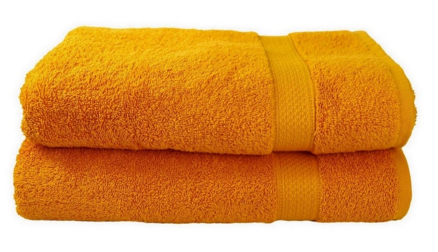 Рушник COLORFUL Hardal гірчичний 70х140