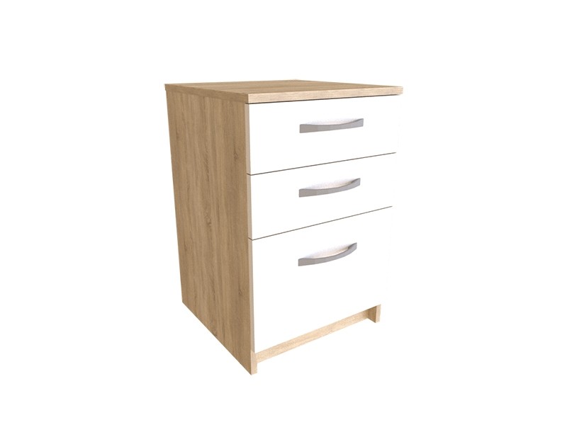 Тумба   Kira Дуб сонома/Белая Аляска