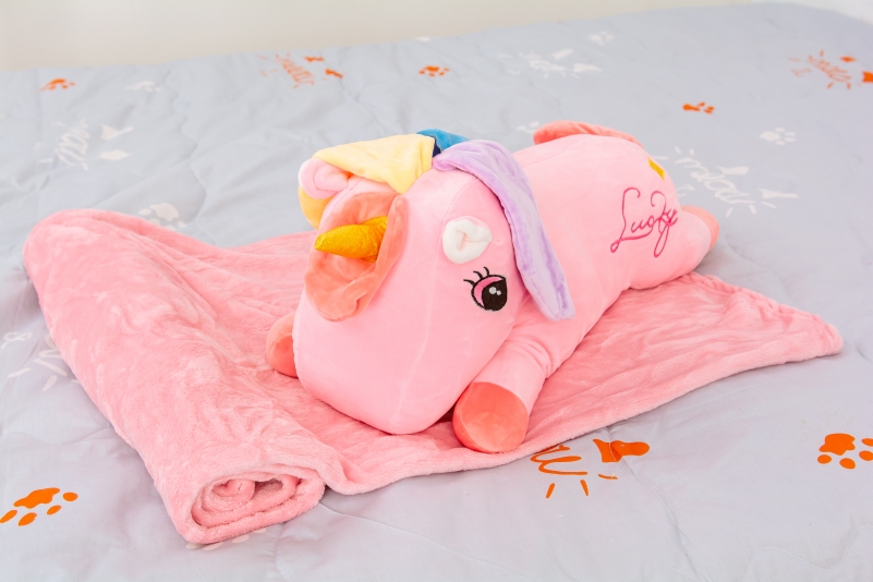 Плед детский MirSon №1069 Unicorn with Pink Mane