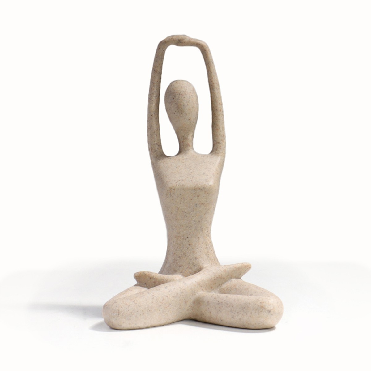 Статуэтка йога белый (DH-ST-29-2)