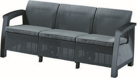 Софа  Bahamas love seat серый