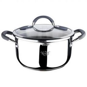 

Кастрюля Krauff 4,5л со стеклянной крышкой Ø22см 26-202-029
