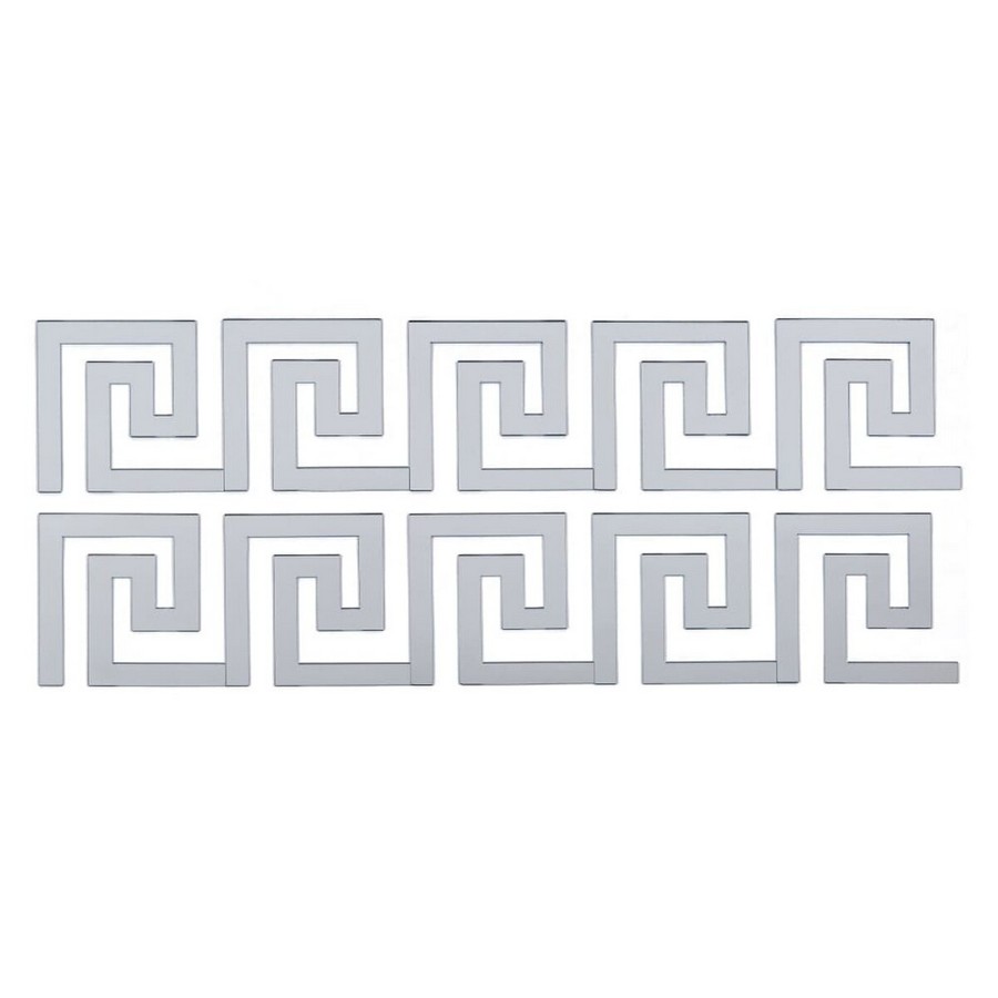 Дзеркальний декор акриловий самоклеючий срібло,  SW-00002506