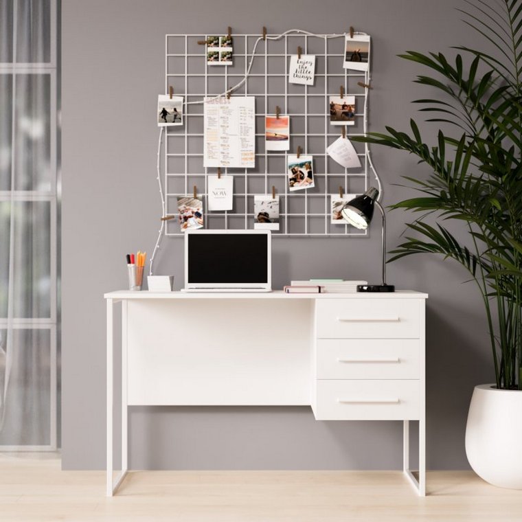 Стол письменный  Универ 6 140х70 Белый/Белый