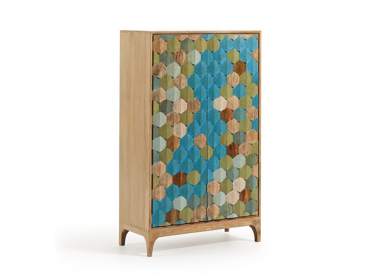 Шкаф ILKA мультиколор  CC0358M35