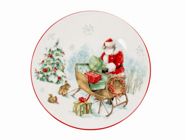 Тарелка Lefard Новый год 21см 858-0116 Тарелка Lefard Новый год 21см 858-0116