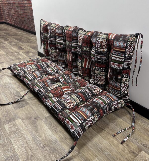 Подушка на піддони/гойдалки/каркаси панама “Patchwork design” Подушка на піддони/гойдалки/каркаси панама “Patchwork design”