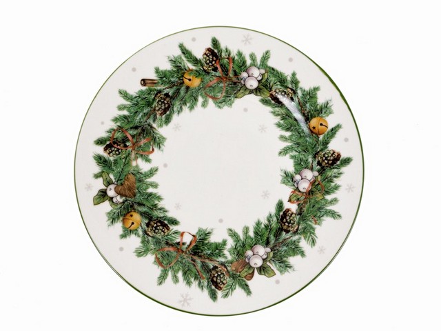 Тарелка Lefard Новый год 24,5см 858-0127