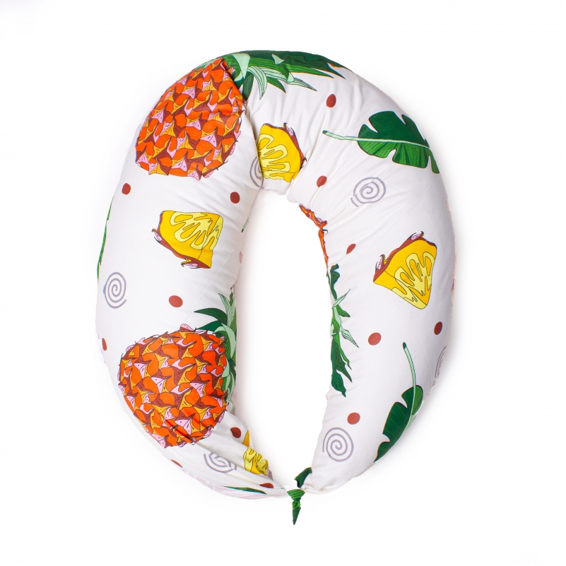 Подушка для вагітних та годування №8690 PL 17-0263 Ananas Полістирол
