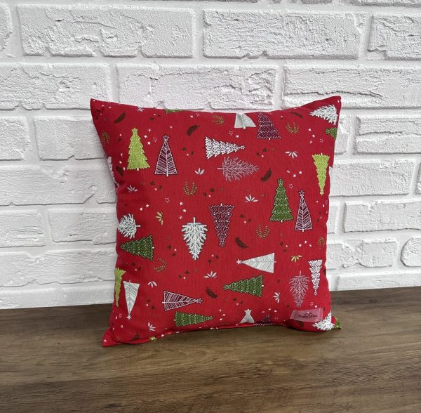 Подушка новогодняя X-mas red 40х40 см цельная Подушка новогодняя X-mas red 40х40 см цельная
