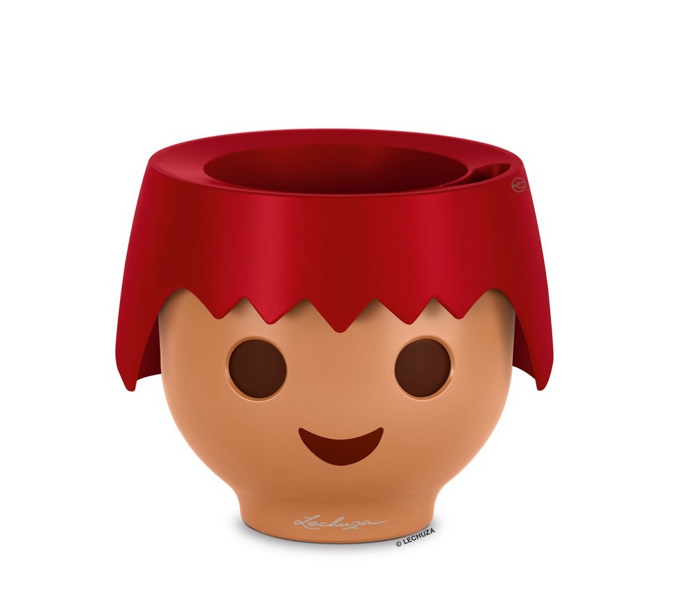 Умный вазон Lechuza OJO fire red, красный (19046)