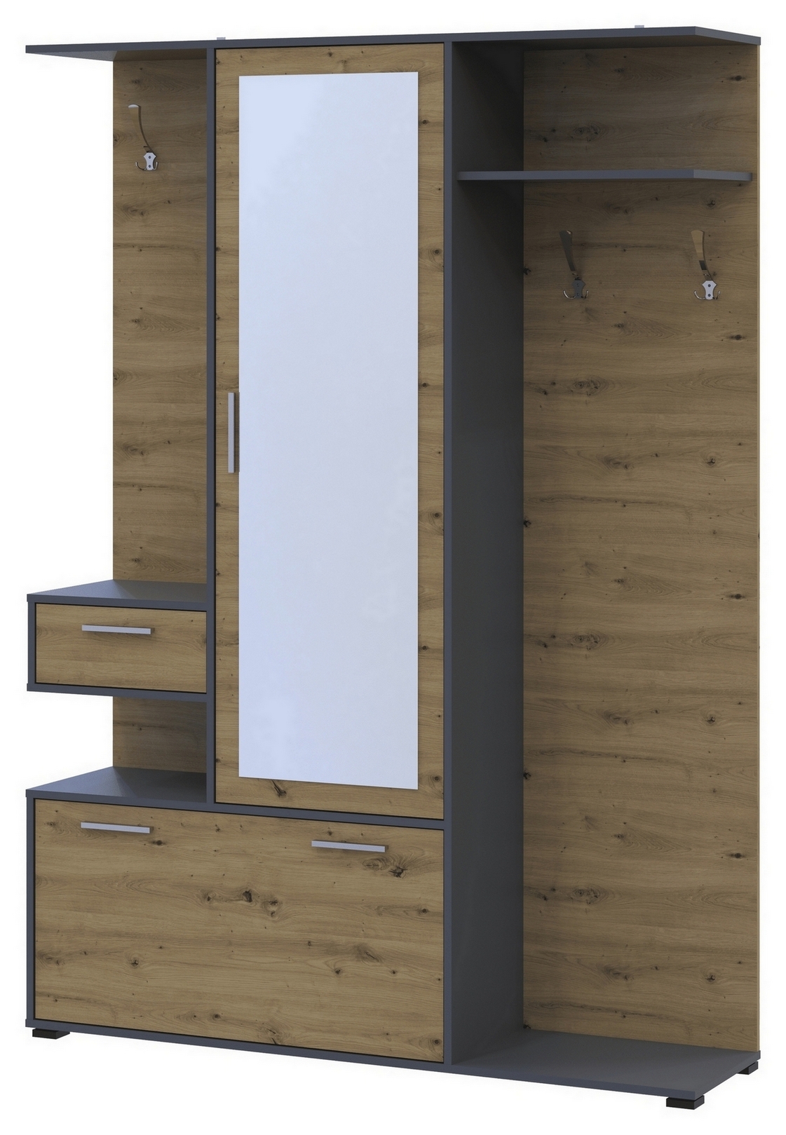 Прихожая Финч дуб артизан/графит Прихожая Финч дуб артизан/графит