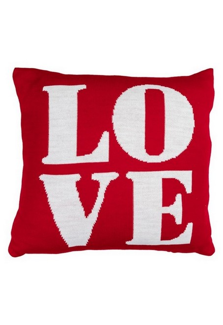 Наволочка вязанная Прованс LOVE 45х45 см Наволочка вязанная Прованс LOVE 45х45 см