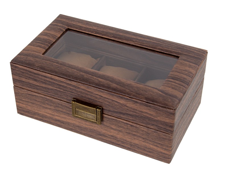 Шкатулка для часов Lefard 19x11x8см коричневая Шкатулка для часов Lefard 19x11x8см коричневая
