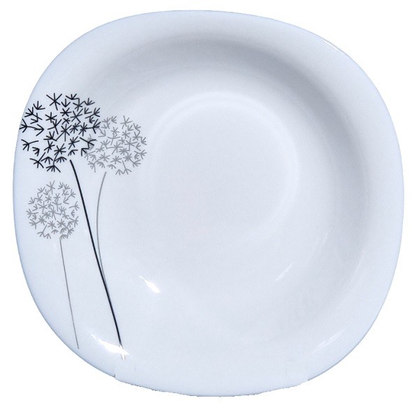 Тарелка квадрат Одуванчик 21,5см 6 шт