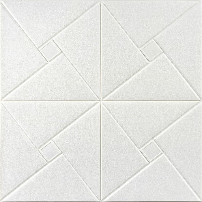 Самоклеющаяся декоративная настенно-потолочная 3D панель оригами 70х70х0,55см  SW-00000182