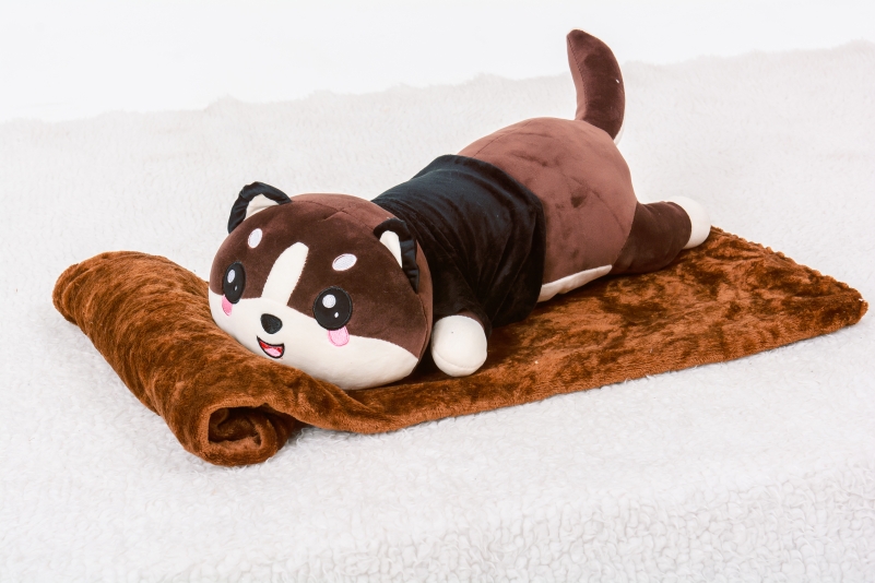 Плед детский MirSon №1074 Cat Dark Brown