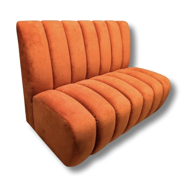 Диван для кафе і барів PUMP 1,2 м помаранчевий Диван для кафе і барів PUMP 1,2 м помаранчевий