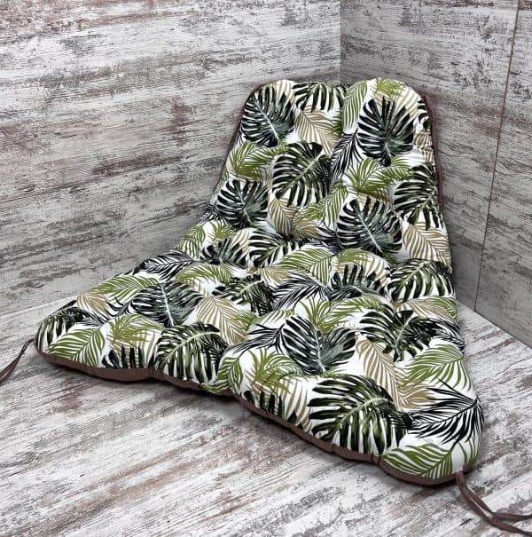 Подушка в кокон панама Tropical leaves Подушка в кокон панама Tropical leaves
