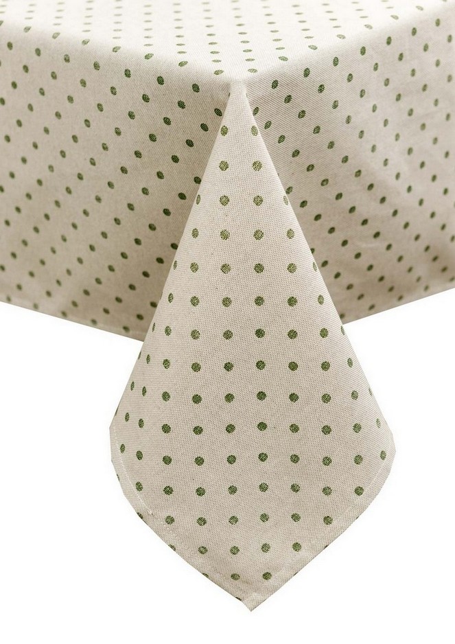 Скатерть Прованс Горох зелёный Скатерть Прованс Горох зелёный