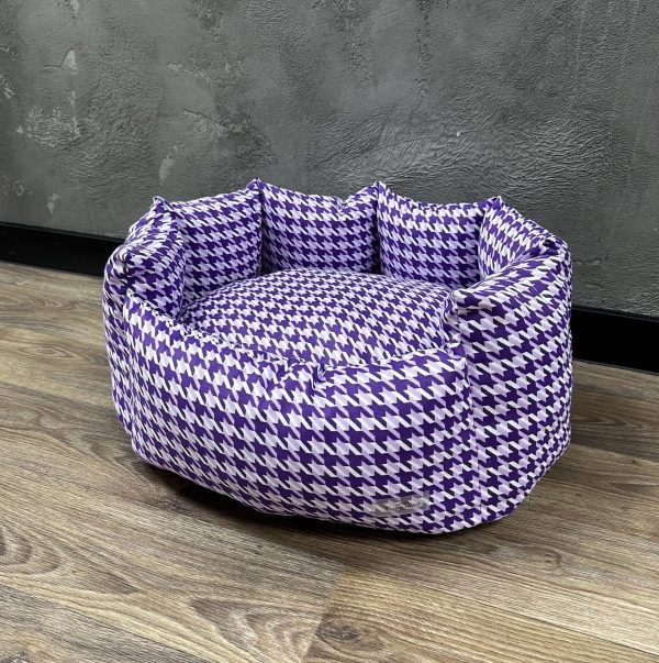 Лежак для кошек и собак панама модель 1 "Ripples" 50х40 см Лежак для кошек и собак панама модель 1 "Ripples" 50х40 см
