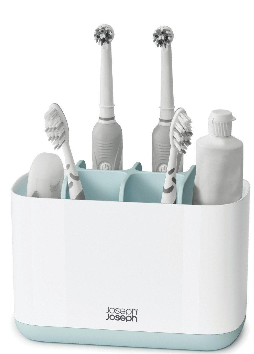Подставка для зубных щеток Joseph Joseph EasyStore большая 16.8x8.4x12.6 см голубой