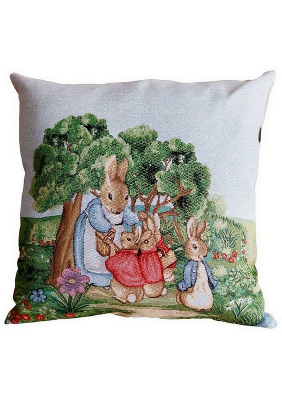 Подушка декоративная Прованс Зайчиха с зайчатами Поляна Подушка декоративная Прованс Зайчиха с зайчатами Поляна