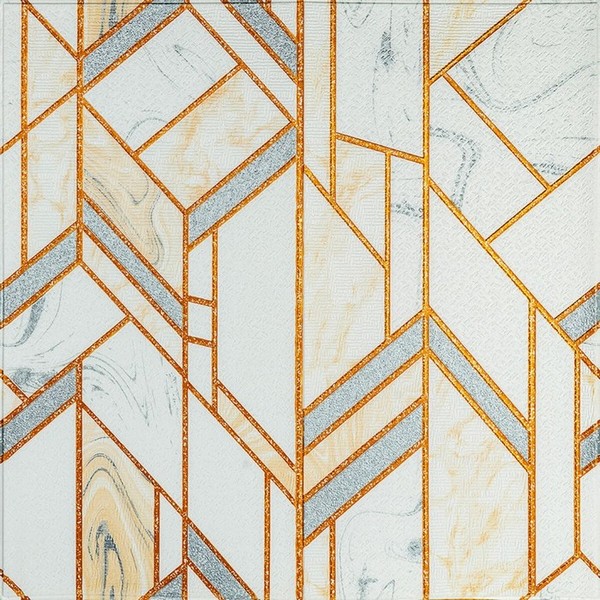 Панель стінова 3D 68х68х0,4см  різнокольоровий SW-00001991