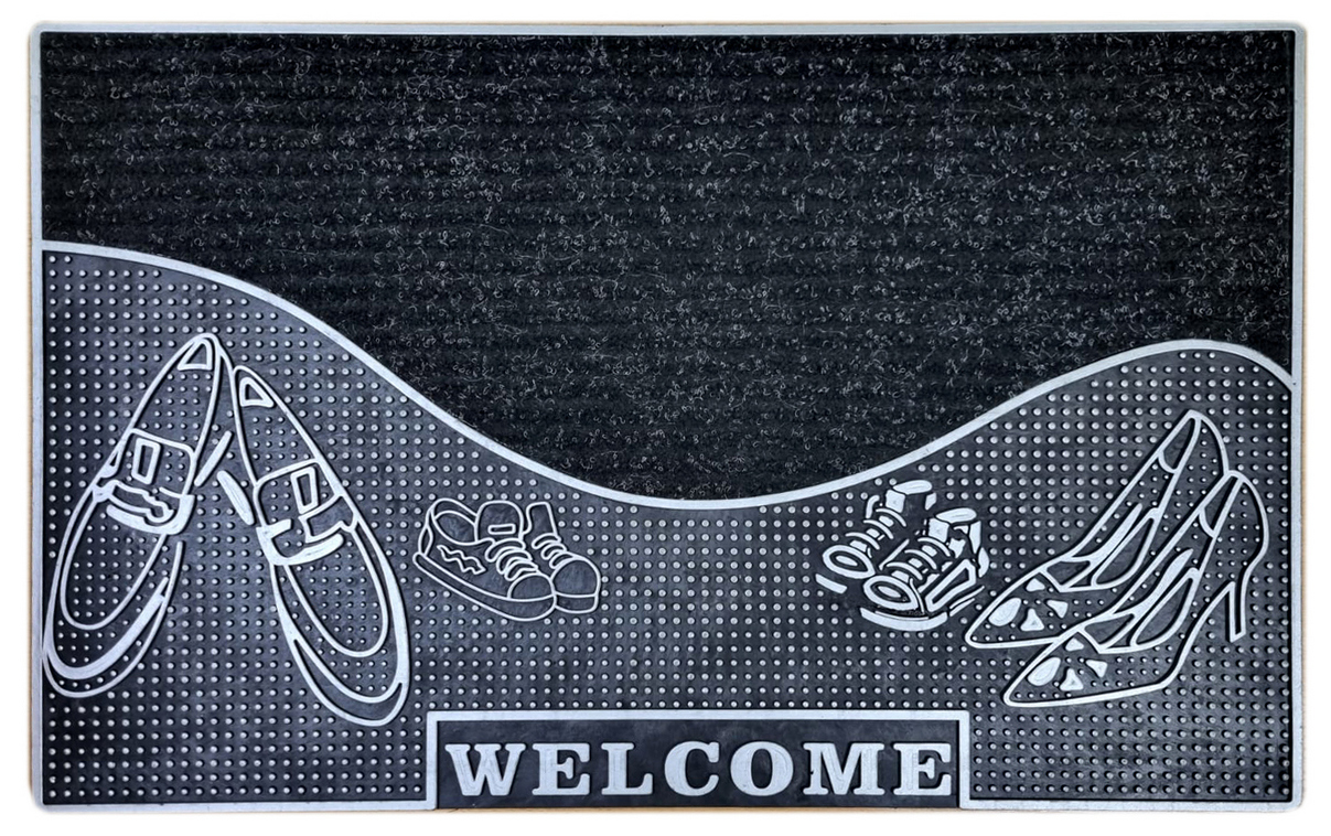 Коврик придверный Izzihome Eymen Family Silver 45x70 (2760-03) Коврик придверный Izzihome Eymen Family Silver 45x70 (2760-03)
