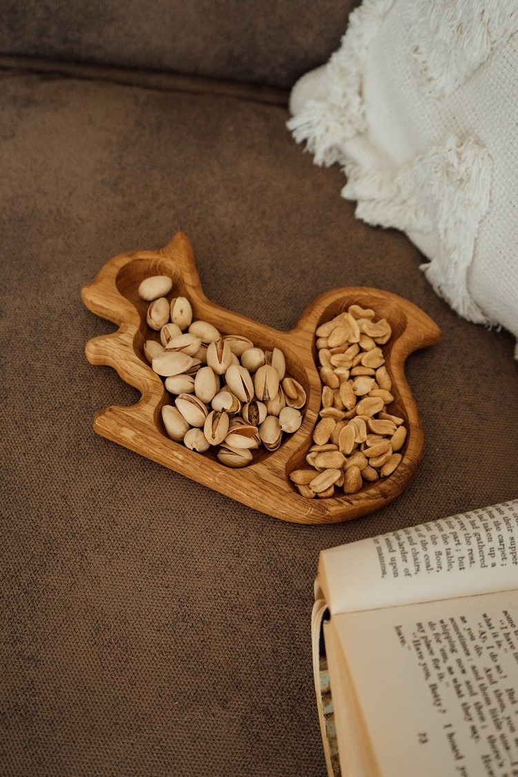 Тарілочка Wood Decor Білочка 20х15 см Тарілочка Wood Decor Білочка 20х15 см