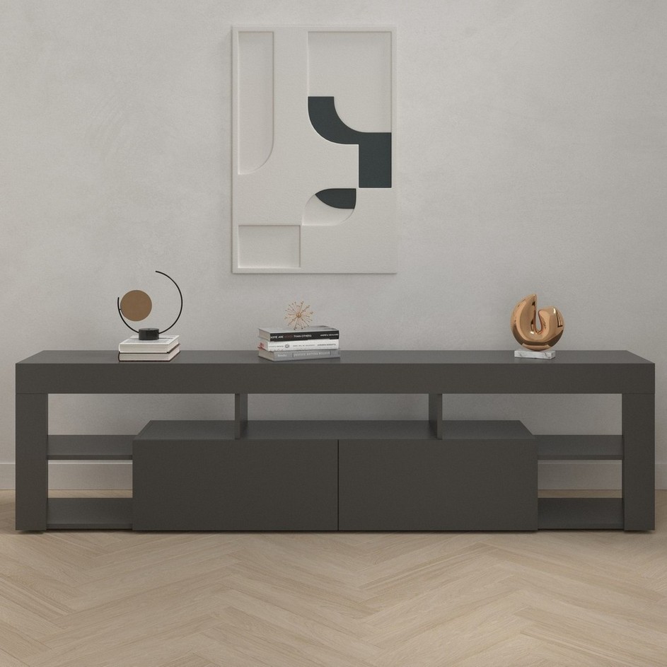 Тумба под телевизор K-200 антрацит/антрацит