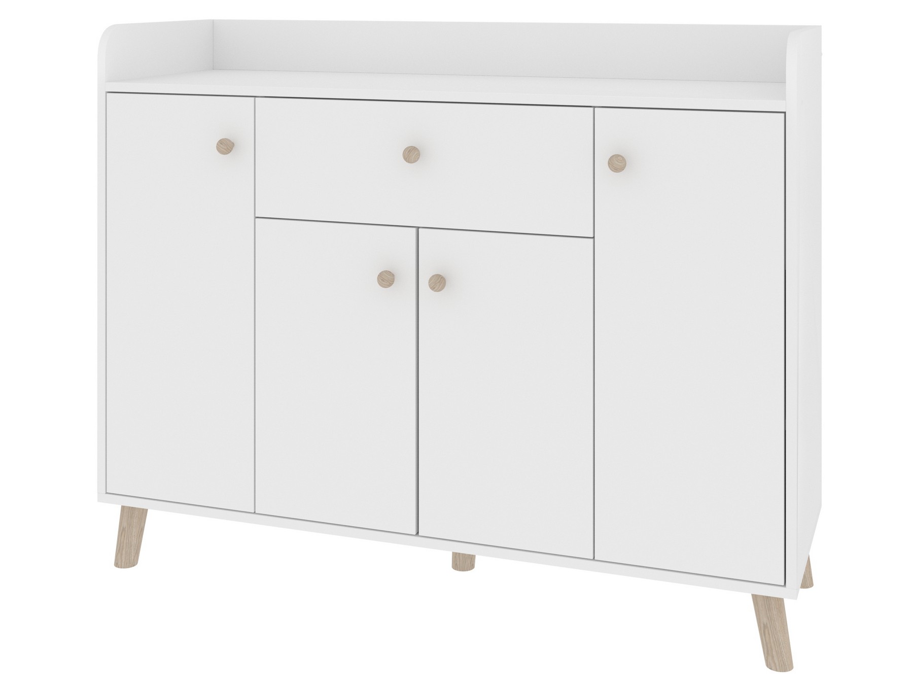 Комод К-4+1 Ретро Белый Комод К-4+1 Ретро Белый