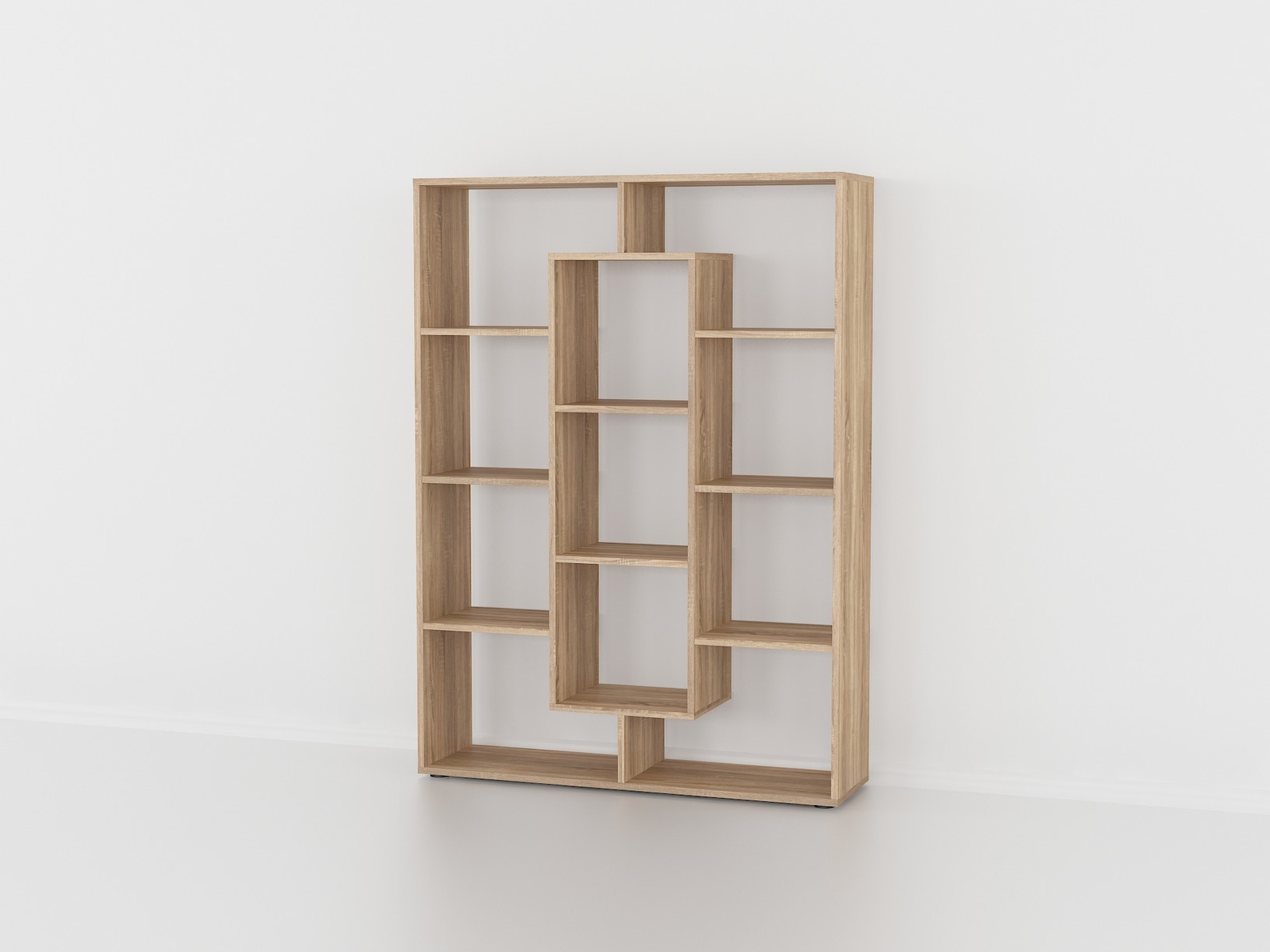 Стеллаж для дома на 11 ячеек P-09 дуб сонома