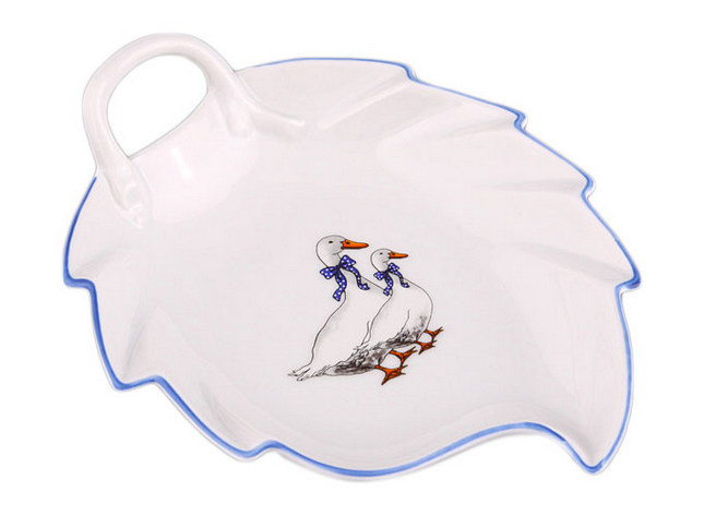 

Блюдо Cesky porcelan Гуси 20х15 см 606-522