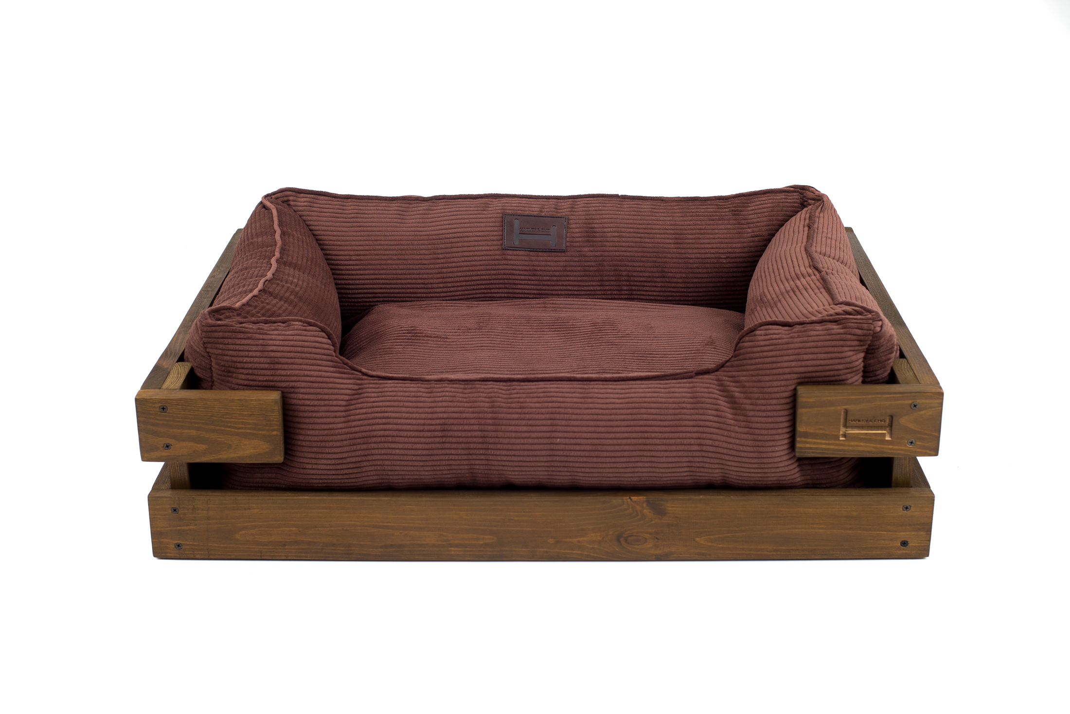 Лежак Dreamer Nature + Brown Velvet XS 50x40