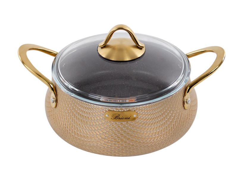 Сотейник Brioni антипригарна Elegance 26см, 2,8л, 4 мм товщ 764-037 Сотейник Brioni антипригарна Elegance 26см, 2,8л, 4 мм товщ 764-037