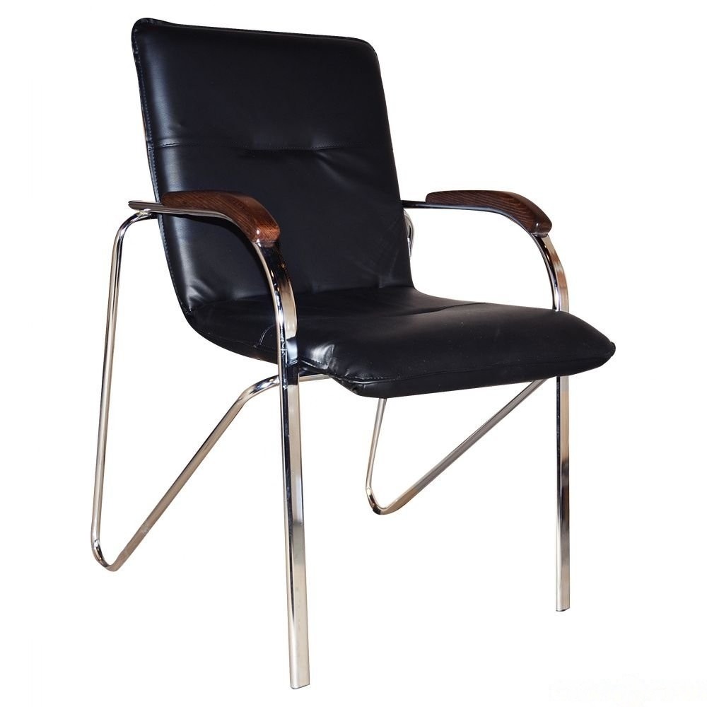 Стул офисный Samba chrome wood 1.031 CZ-3