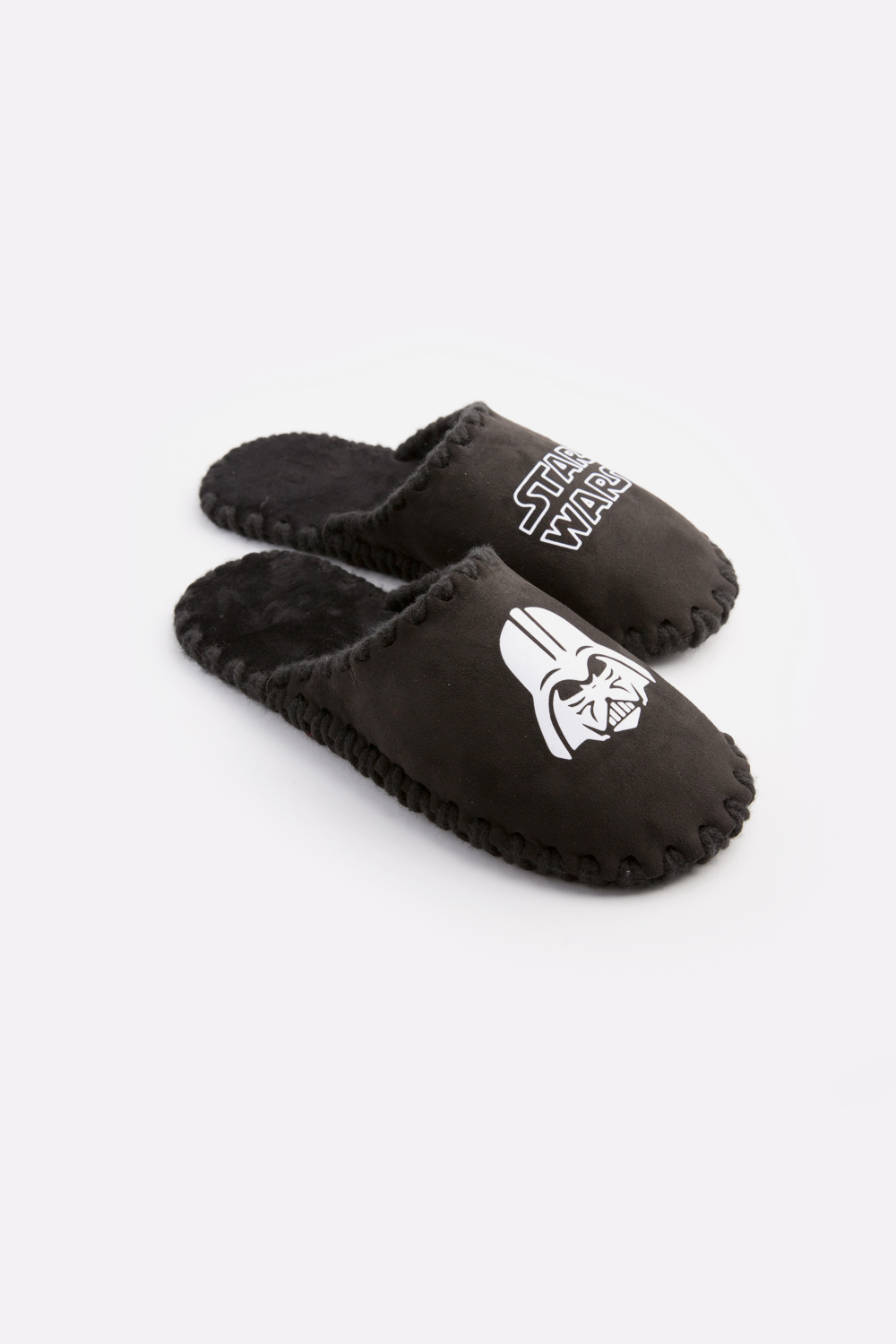 Мужские домашние тапочки Family Story Классические Star Wars закрытые Черные 40-41 р