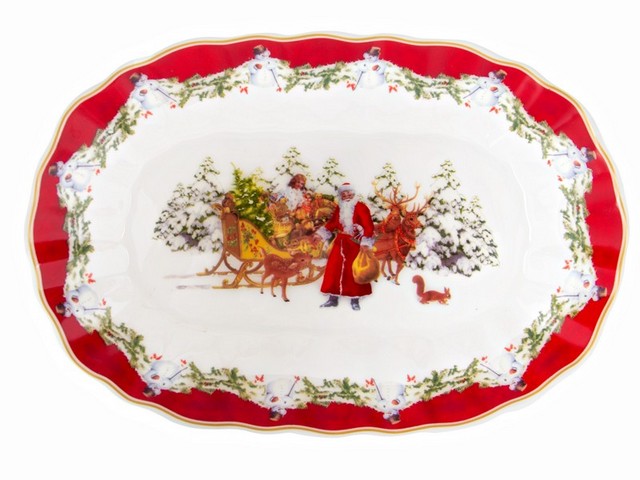 Блюдо Lefard  Christmas Collection 29х19х5,5см 986-134 Блюдо Lefard  Christmas Collection 29х19х5,5см 986-134