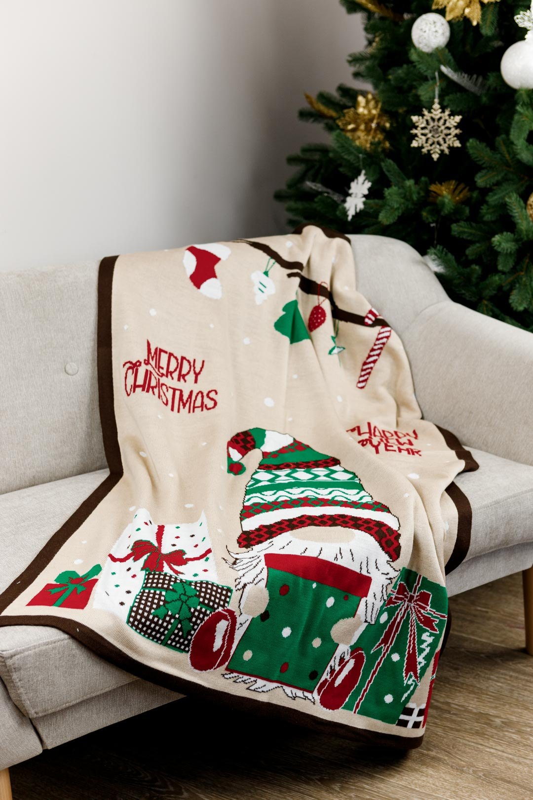 Плед Прованс holiday gnome 90х130 см Плед Прованс holiday gnome 90х130 см