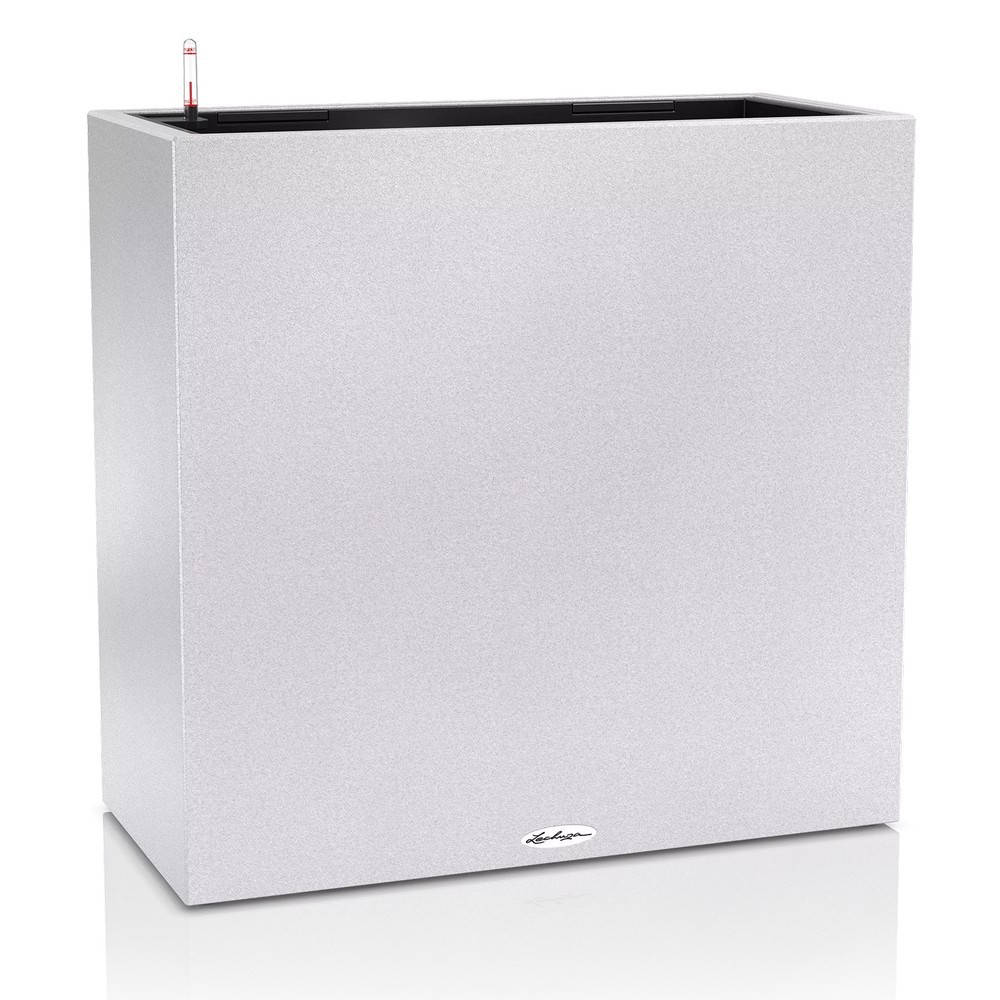 Умный вазон Lechuza Canto Stone 80 wide, кварцевый белый (13747)