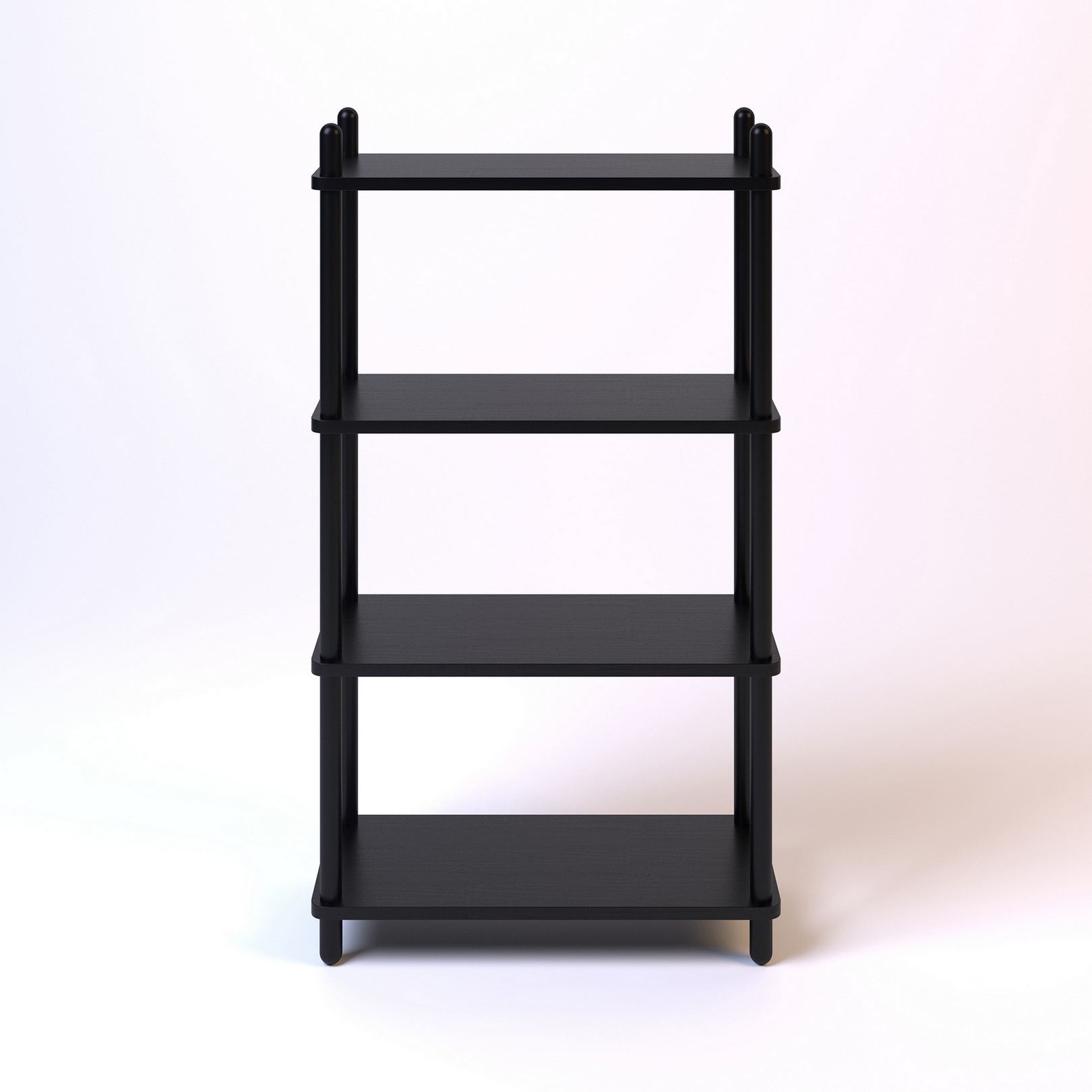 Полка-этажёрка  DAO №1-4 черная